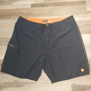 Quicksilver Mens Swim Trunks, Size 38, Blue